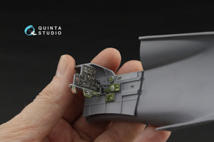 Quinta Studio QD32255 Curtiss H-75 Hawk 3D-Printed &amp;amp; colored Interior on decal paper (Special Hobby) 1/32 – image 8
