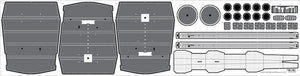 Pontos 23002F1 USS BB-63 Missouri 1945 Detail Up Set (Teak tone stained wooden deck) 1/200 – imagen 21