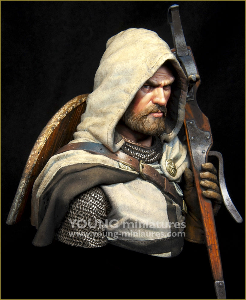 Young Miniatures YH1874 Teutonic Knight with Crossbow 1/10