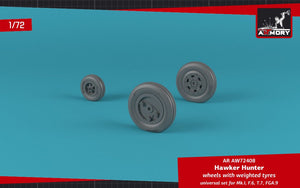 Armory Models AW72408 Hawker Hunter weighted wheels 1/72 – Bild 3
