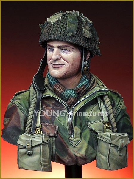 Young Miniatures YM1834 Parachutiste britannique Europe du Nord-Ouest Seconde Guerre mondiale 1/10  – image 5