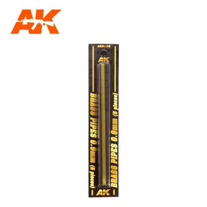 AK Interactive AK9108 BRASS PIPES 0.9MM Ø. 5 UNITS. – immagine 2