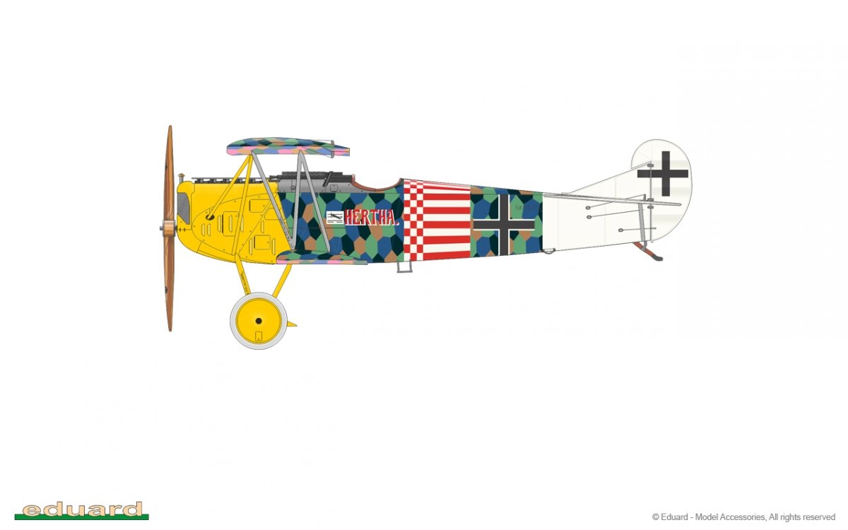 Eduard 70134 Fokker D. VII (Alb) 1/72 – immagine 6