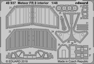 Eduard 49937 Meteor FR.9 interior AIRFIX 1/48 – Bild 2