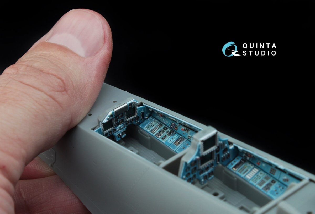 Quinta Studio QD48047 Su-30MKK 3D-Printed &amp;amp; coloured Interior on decal paper (for HobbyBoss kit) 1/48 – Bild 8