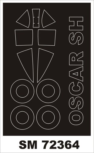 Montex SM72364 Ki-43 Oscar pour SPECIAL HOBBY 1/72