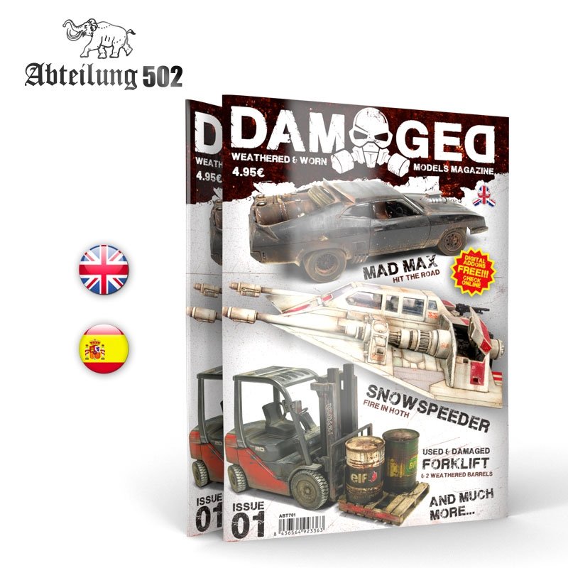 ABTEILUNG 502 ABT701 - Damaged Issue 01 - Weathered &amp;amp; Worn Models Magazine ENGLISH