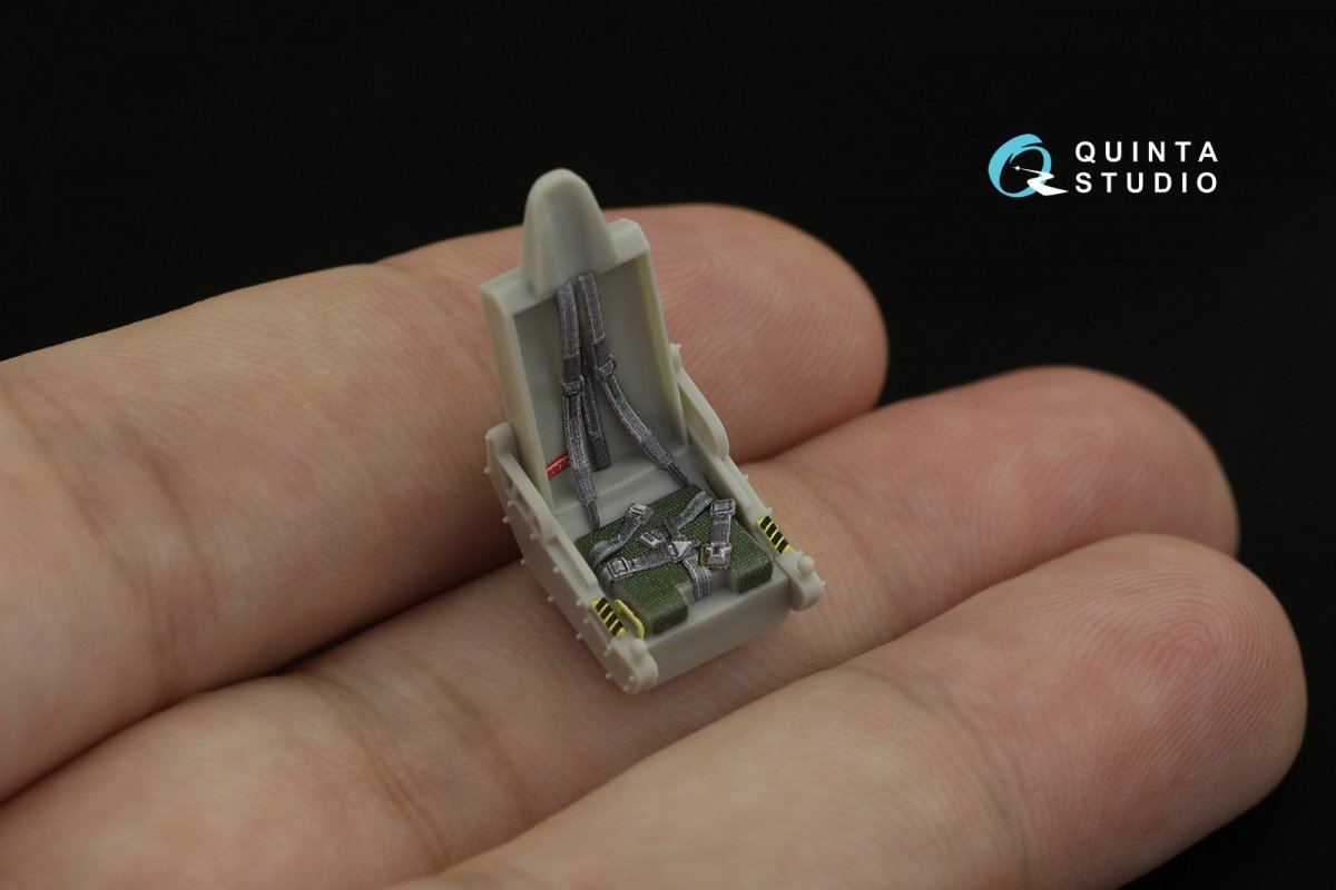 Quinta Studio QD48211 F-5E-3 Tiger II 3D-Printed &amp;amp; coloured Interior on decal paper ( AFV Club ) 1/48 – Bild 5