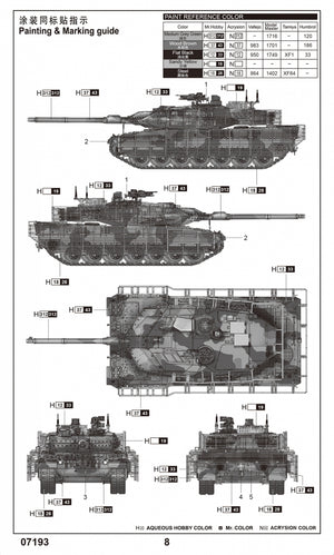 Trumpeter 07193 Leopard2A6M CAN MBT 1/72 – immagine 4