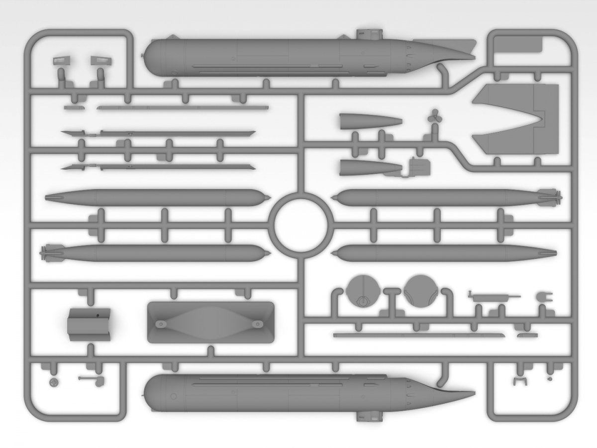 ICM S019 U-Boat Type ‘Molch’ WWII German Midget Submarine 1/72 – immagine 8