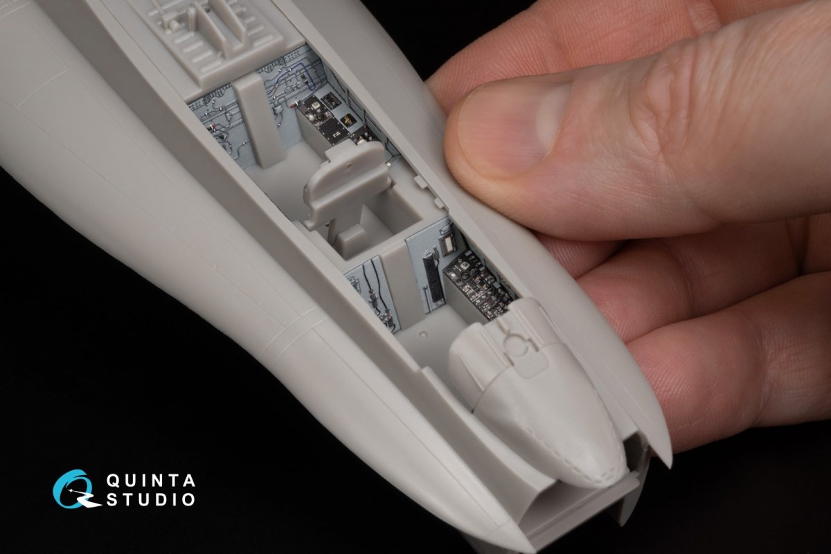 Quinta Studio QD48345 F/A-18B 3D-Printed &amp;amp; coloured Interior on decal paper (Hasegawa) 1/48 – imagen 10