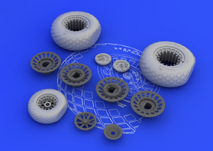 Eduard 632014 B-25H/ J wheels 1/32 HK MODELS – image 2