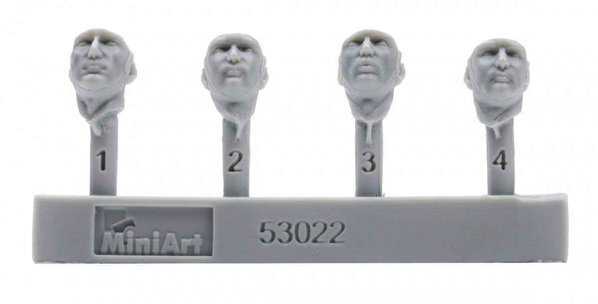 MiniArt 53022 GERMAN TANK RIDERS SET 1. RESIN HEADS 1/35 – Bild 2