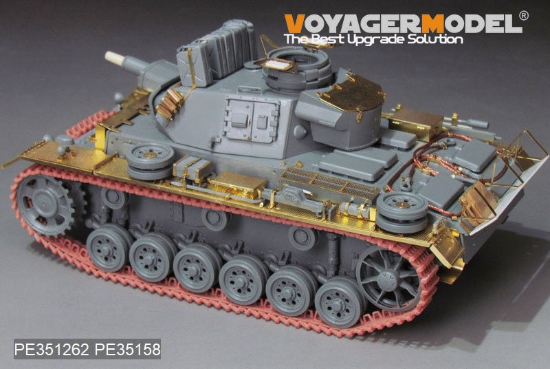 Voyager Model PE351262 WWII Pz.KPfw. III Ausf N Africa troop upgrade set basic For DRAGON 6431/6956 1/35 – zdjęcie 5