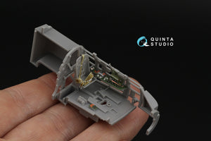 Quinta Studio QD48625 A6M5 Zero, Nakajima Prod. 3D-Printed &amp; coloured Interior on decal paper (Fine Molds) 1/48