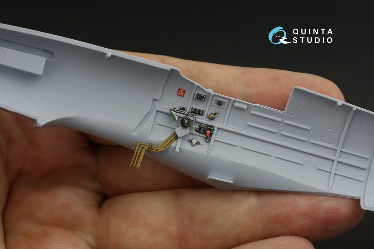 Quinta Studio QD48144 Spitfire PR.XIX 3D-Printed &amp;amp; coloured Interior on decal paper (Airfix) 1/48 – immagine 11