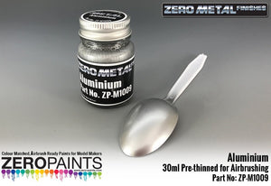 Zero Paints ZP-M1009 Aluminium Paint Zero Metal Finishes 30ml
