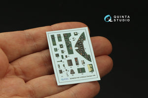 Quinta Studio QD48334 F4F-4 Wildcat 3D-Printed &amp;amp; coloured Interior on decal paper (Tamiya) 1/48 – zdjęcie 3