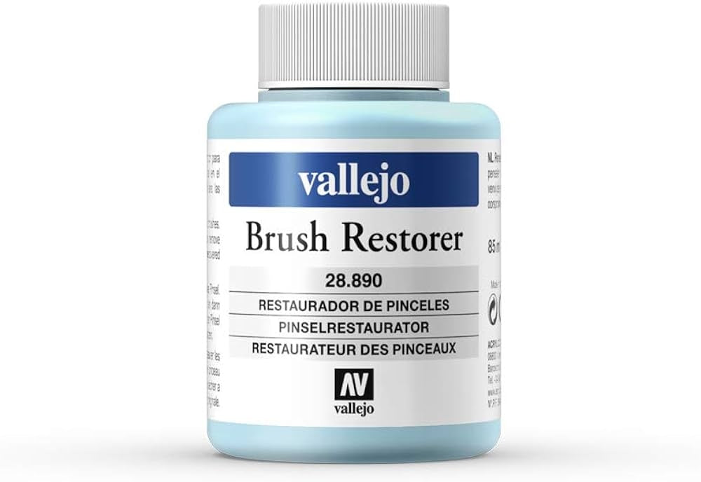 Vallejo 28890 Brush Restorer - brush restoration liquid 85ml