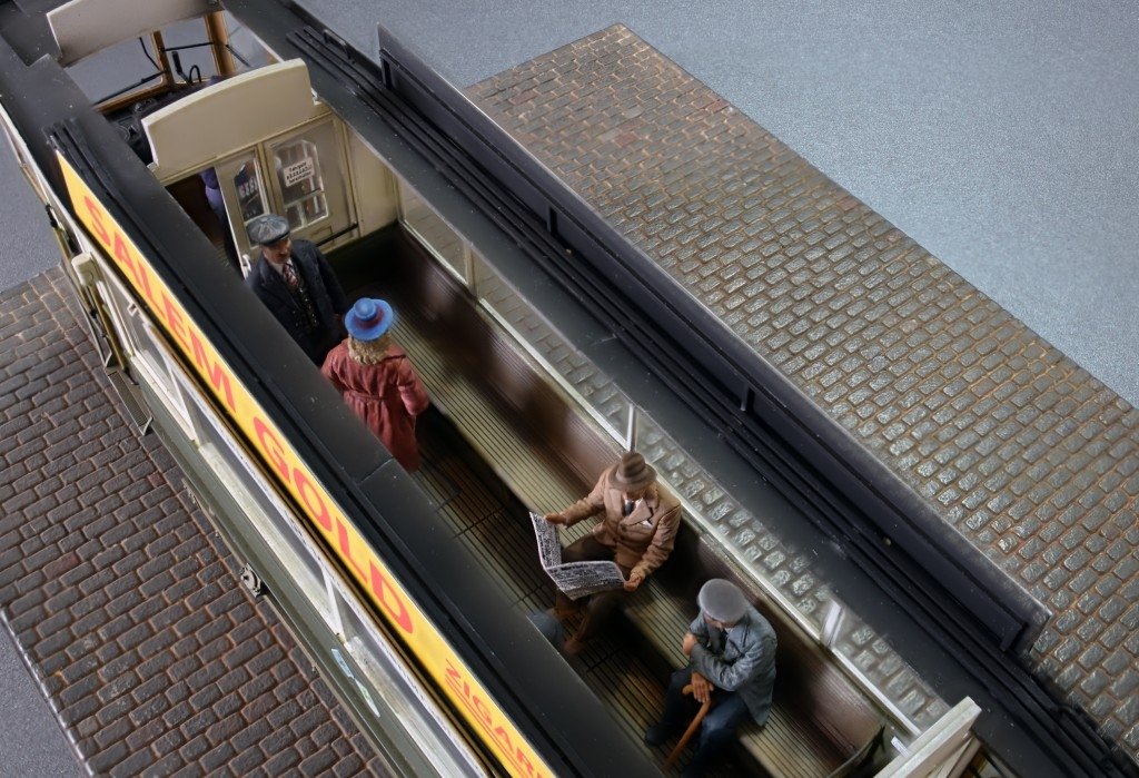 Miniart 38009 European Tramcar - Straßenbahn-Triebwagen 641 w/crew &amp;amp; passengers 1/35 – zdjęcie 3
