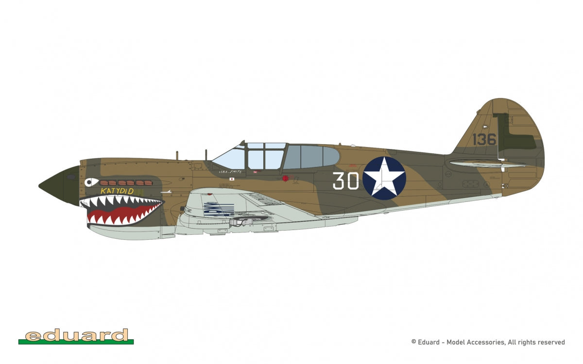 Eduard 11185 Pacific Star P-40E Warhawk - The Limited Edition 1/48 – zdjęcie 6