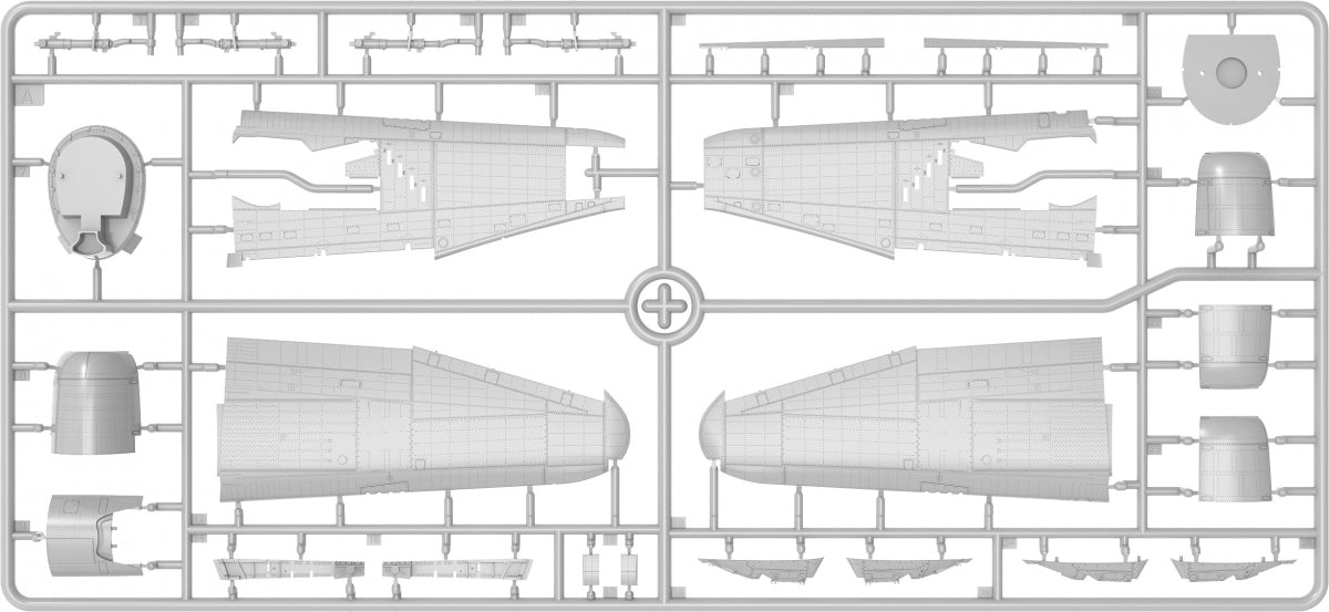 MiniArt 48060 P-47M THUNDERBOLT. DORSAL FIN. BASIC KIT 1/48