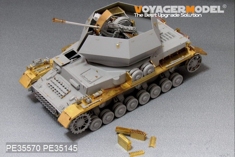 Voyager Model PE35570 WWII German FlakPanzer IV Ostwind For DROGON 6550 1/35 – zdjęcie 2