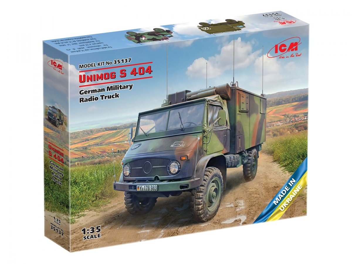 ICM 35137 Unimog S 404 German Military Radio Truck 1/35 – Bild 2