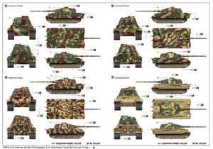 Trumpeter 00910 German Kingtiger 2in1 (Henschel Turret Porsche Turret) 1/16 – immagine 5
