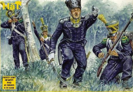 Hat 8042 Napoleonic French Light Infantry 1/72