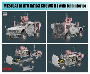 Rye Field Model 5052 M1240A1 M-ATV M153 CROWS II with full interior 1/35 – zdjęcie 2