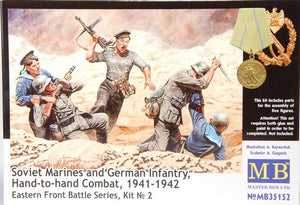 Master Box 35152 Soviet Marines German Infantry 1941-1942 1/35
