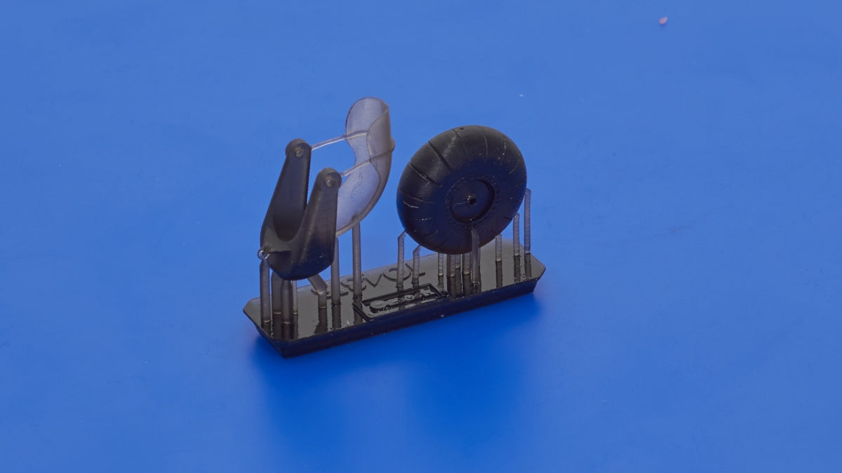 Omask 104818 Ju-88 tail wheel early type 2 3D print (for ICM) 1/48 – immagine 3