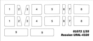 Trumpeter 01072 Russian URAL 4320 1/35 – image 14