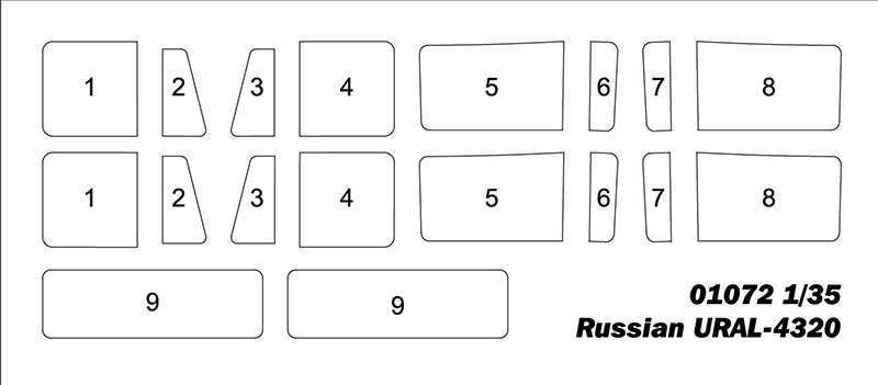 Trumpeter 01072 Russian URAL 4320 1/35 – image 14