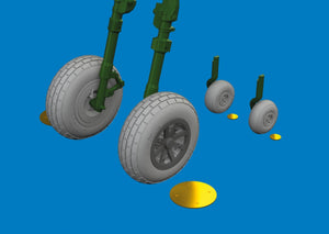 Eduard 6481059 P-40E wheels block tread Eduard 1/48 – image 2