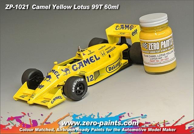 Zero Paints ZP-1021 Team Camel Lotus Yellow (99T -100T) Paint 60ml – Bild 4