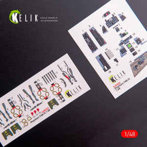 KELIK K48020 F-4B/N INTERIOR 3D DECALS FOR ACADEMY KIT 1/48 – Bild 5