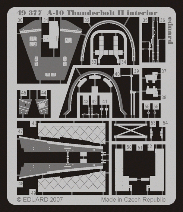 Eduard 49377 A-10 interior 1/48 Italeri – immagine 2