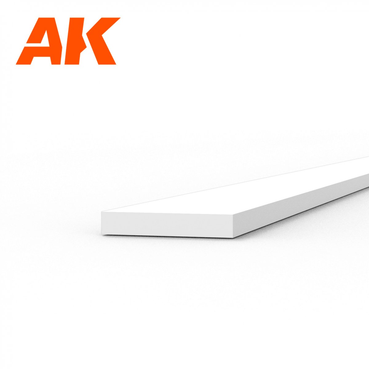 AK Interactive AK6510 STRIPS 0.50 X 3.00 X 350MM – STYRENE STRIP – (10 UNITS) – immagine 2
