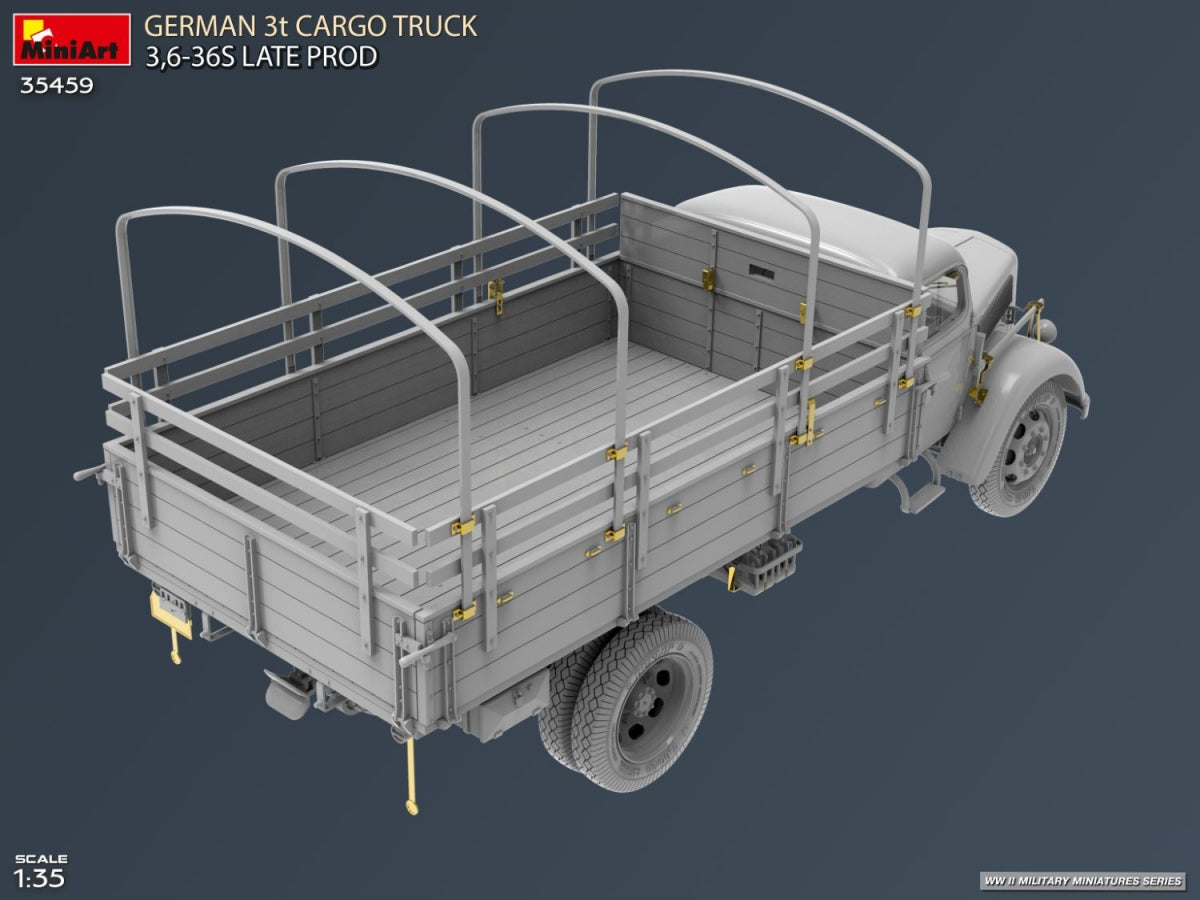 MiniArt 35459 German 3t Cargo Truck 3.5-36s Late Production 1/35 – image 5