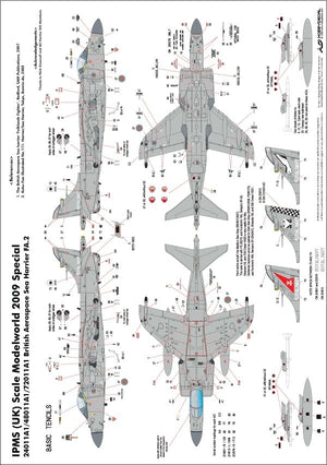 HobbyDecal AL48011V1 Sea Harrier FA.2 1/48 – Bild 2