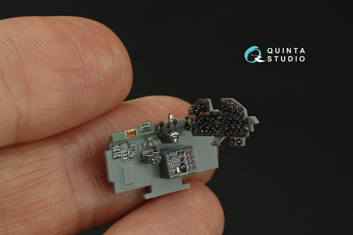 Quinta Studio QD72122 P-47D Thunderbolt Razorback 3D-Printed &amp;amp; colored Interior on decal paper (Tamiya) 1/72 – image 10