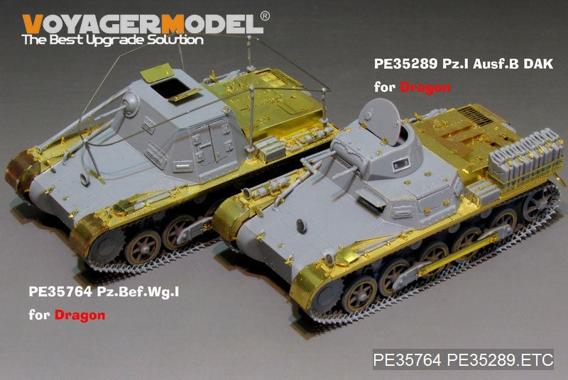 Voyager Model PE35764 WWII German Pz.Bef.Wg.I Command tank (Sd.Kfz. 265) basic For DRAGON 6218/6597 1/35 – immagine 7