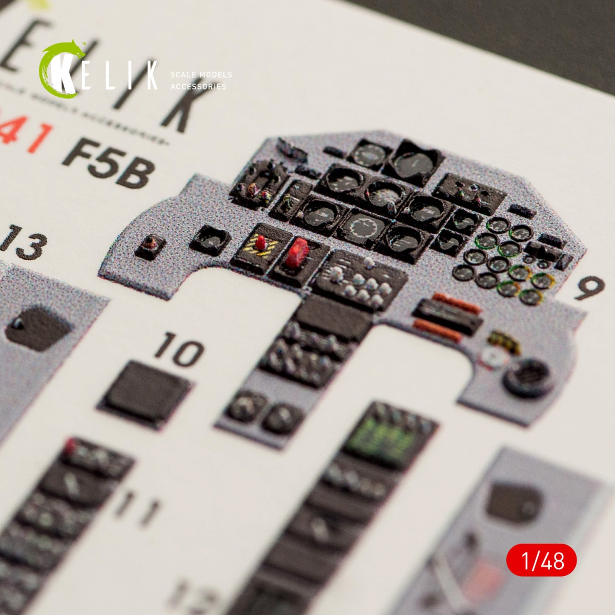 KELIK K48041 F-5B FREEDOM FIGHTER INTERIOR 3D DECALS FOR KINETIC KIT 1/48 – Bild 3