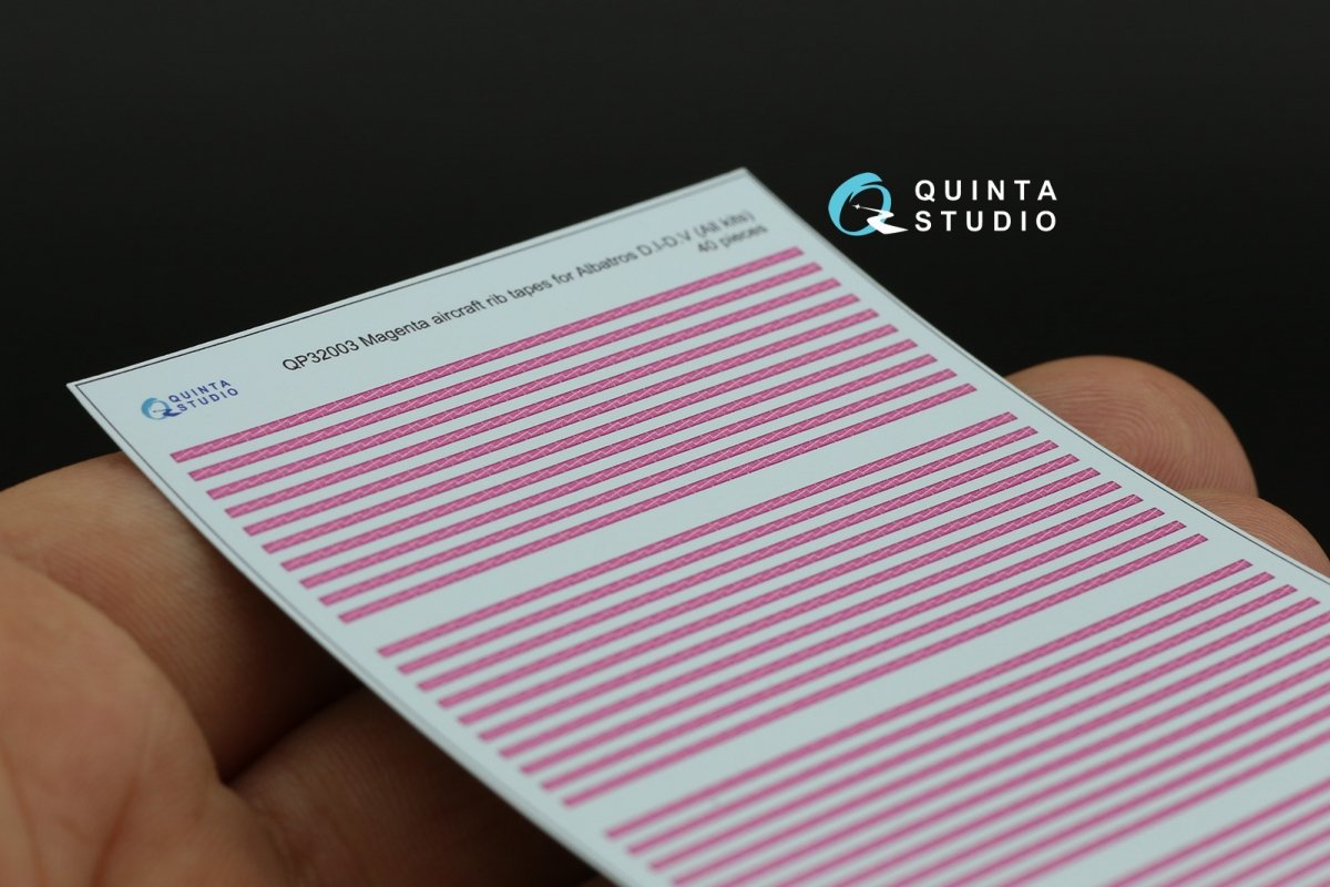 Quinta Studio QP32003 Magenta rib tapes Albatros D.I-D.V (All kits) 1/32 – immagine 10