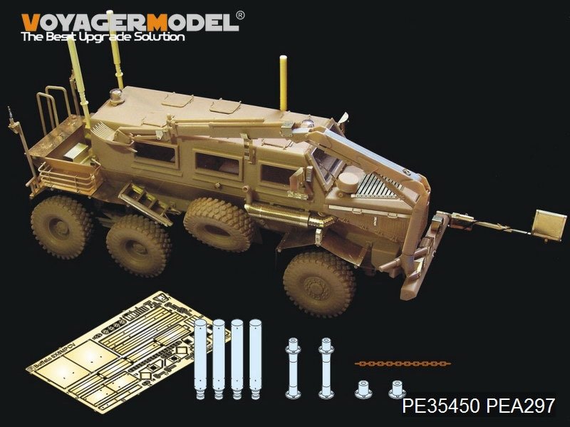 Voyager Model PEA297 Modern US Buffalo 6X6 MPCV Rhino Anti IED Device sets (For BRONCO KIT) 1/35 – Bild 4
