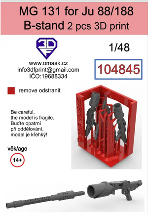 Omask 104845 MG 131 for Ju 88/188 B-Stand 1/48 – immagine 2