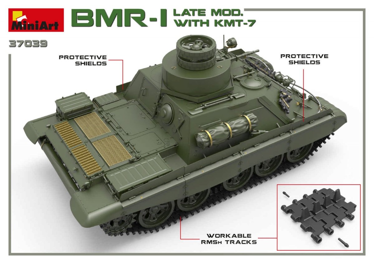 MiniArt 37039 BMR-1 Late Mod. with KMT-7 1/35 – Bild 14