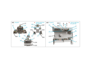Quinta Studio QDS-48444 Fairey Gannet AS.1_AS.4 3D-Printed colored Interior on decal paper (Airfix) (Small version) 1/48 – image 2